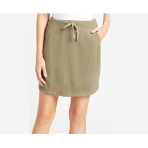 SUNDRY FOR EVEREVE NWT Sunday Drawstring Skirt in Olive Green // M (2)